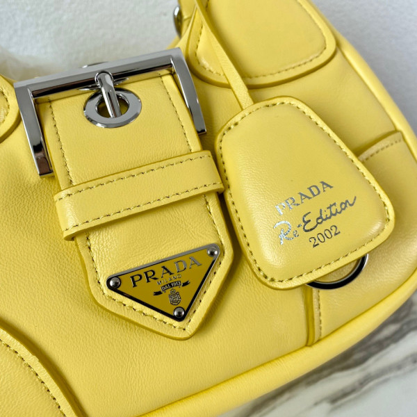 Pra*a moon padded nappa-leather bag