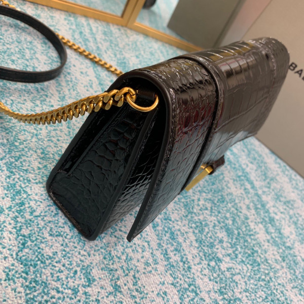 Ba*len*cia*ga  hourglass chain bag