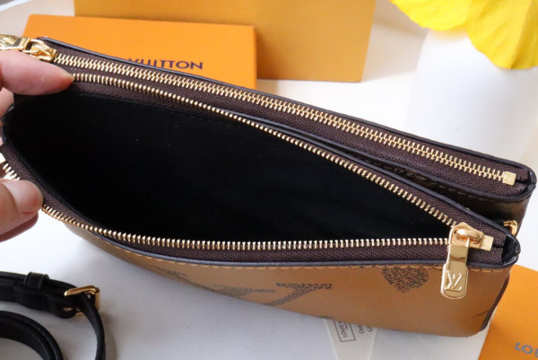 l0*is V*t0n double zip pochette