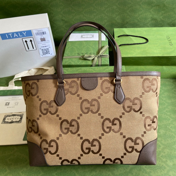 G*u*i ophidia gg medium tote with jumbo gg