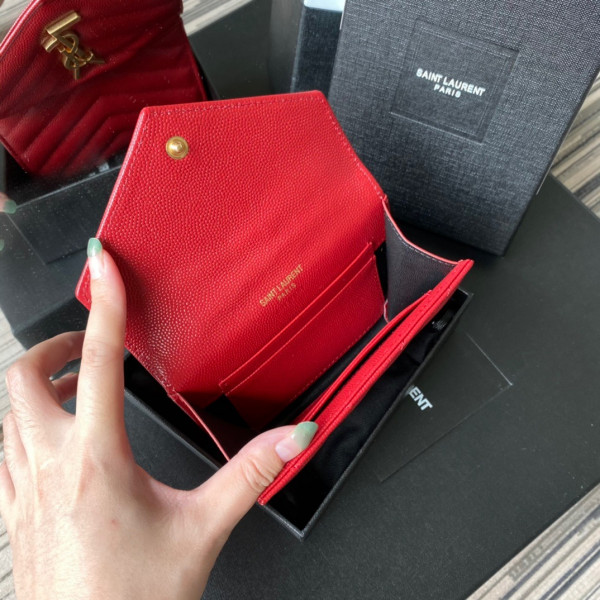 Y*L monogram small envelope wallet in