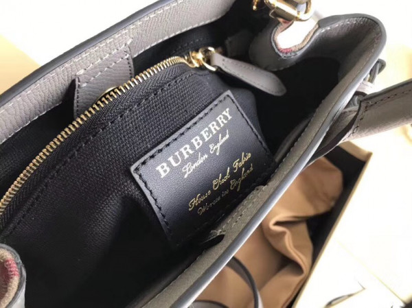 B**rry the small banner in leather and house check