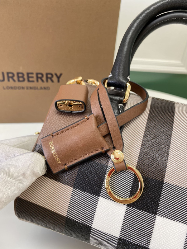 B**rry mini check bowling bag-18.5*11*12cm