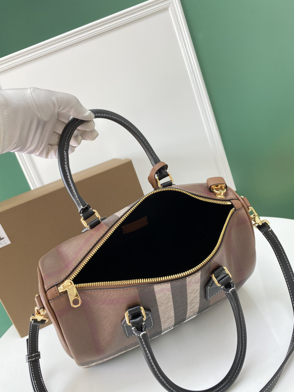 B**rry medium check bowling bag-30*15*21cm